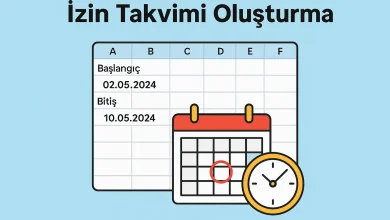 İzin Takvimi Oluşturma