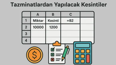 Tazminatlardan Yapılacak Kesintiler